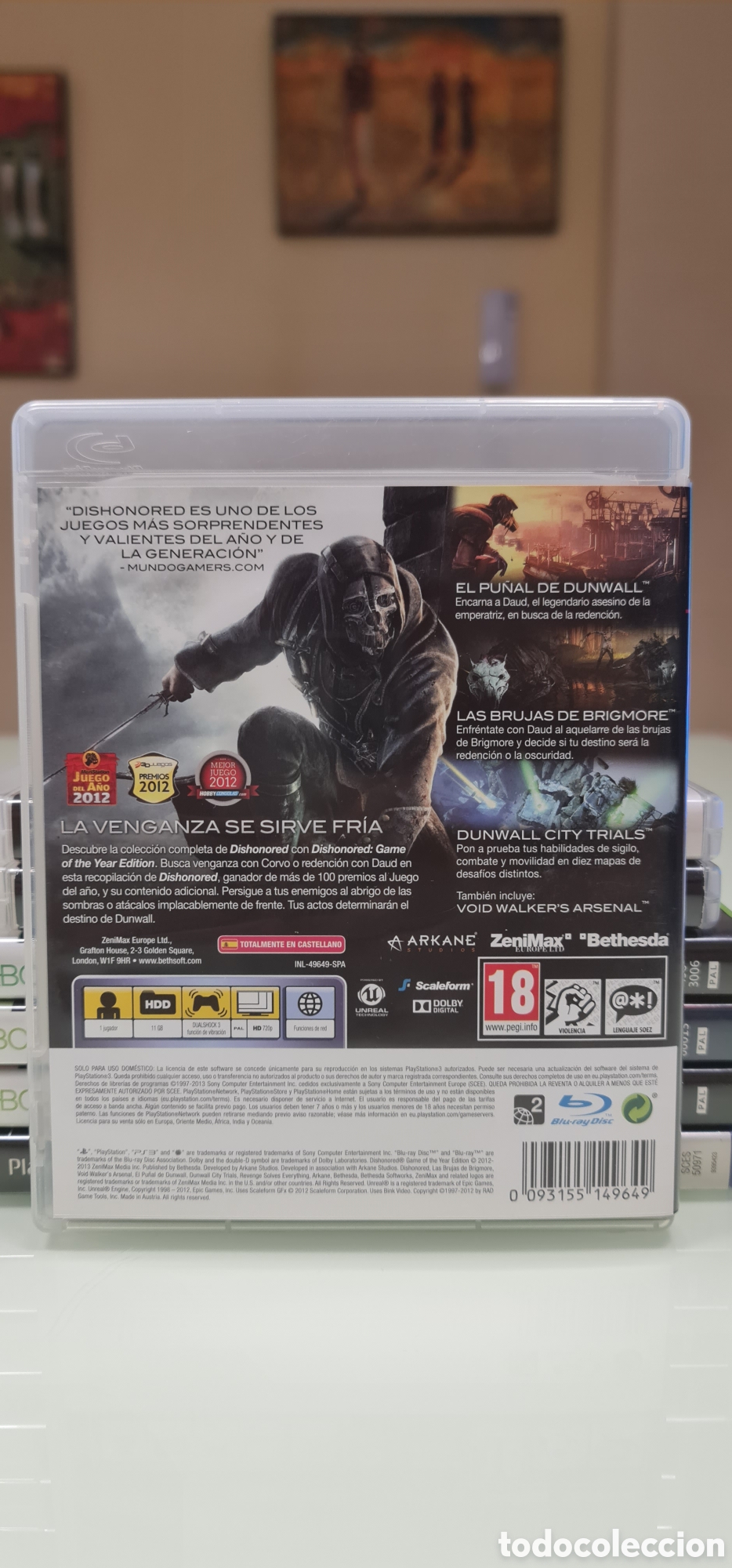 Videojuegos y consolas: Dishonored GOTY PS3 PAL Espa&ntilde;a - Foto 3