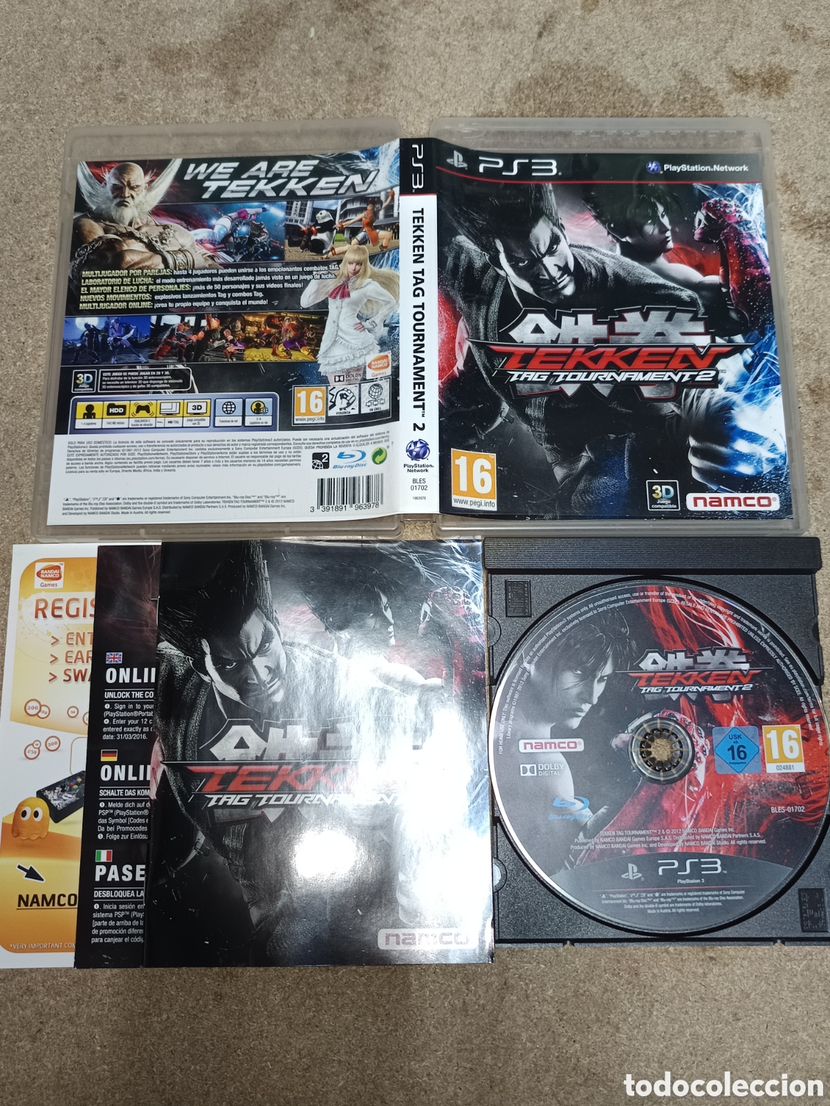 Videojuegos y consolas: PS3 TEKKEN TAG TOURNAMENT 2 PAL ESP COMPLETO
