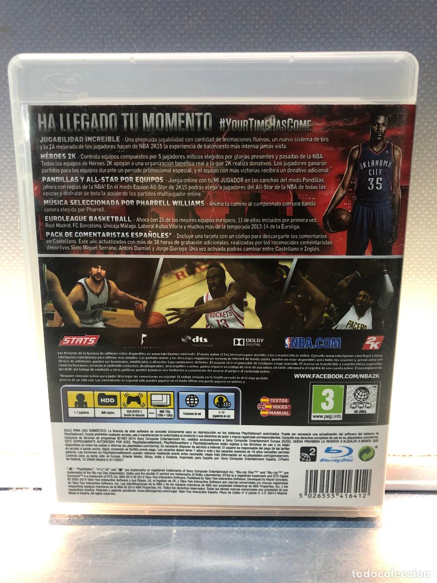 Videojuegos y consolas: Viedojuego Ps3, NBA 2k15 - Foto 2