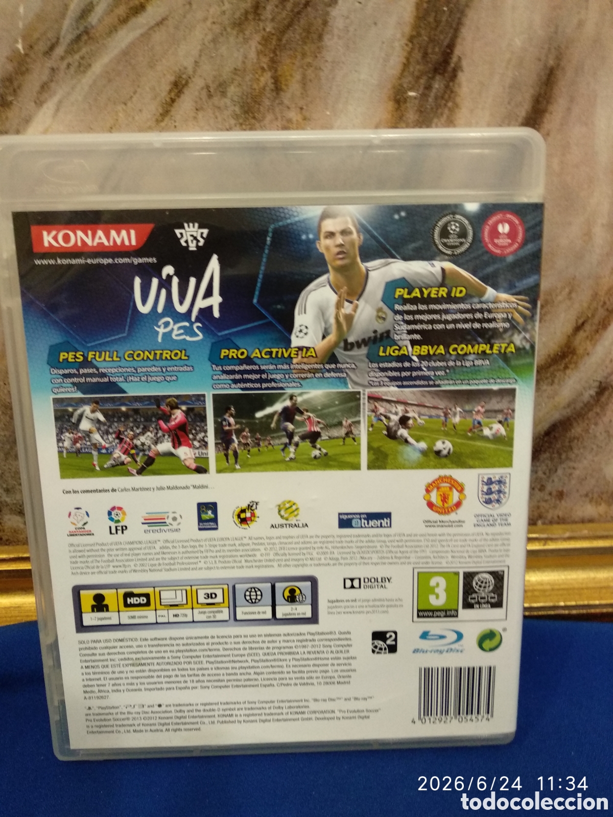 Videojuegos y consolas: Pro evoluction soccer 2013(PS3) - Foto 3