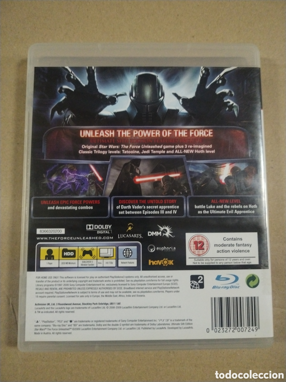 Videojuegos y consolas: EL PODER DE LA FUERZA EDICION SITH. Playstation 3. PS3 - Foto 2