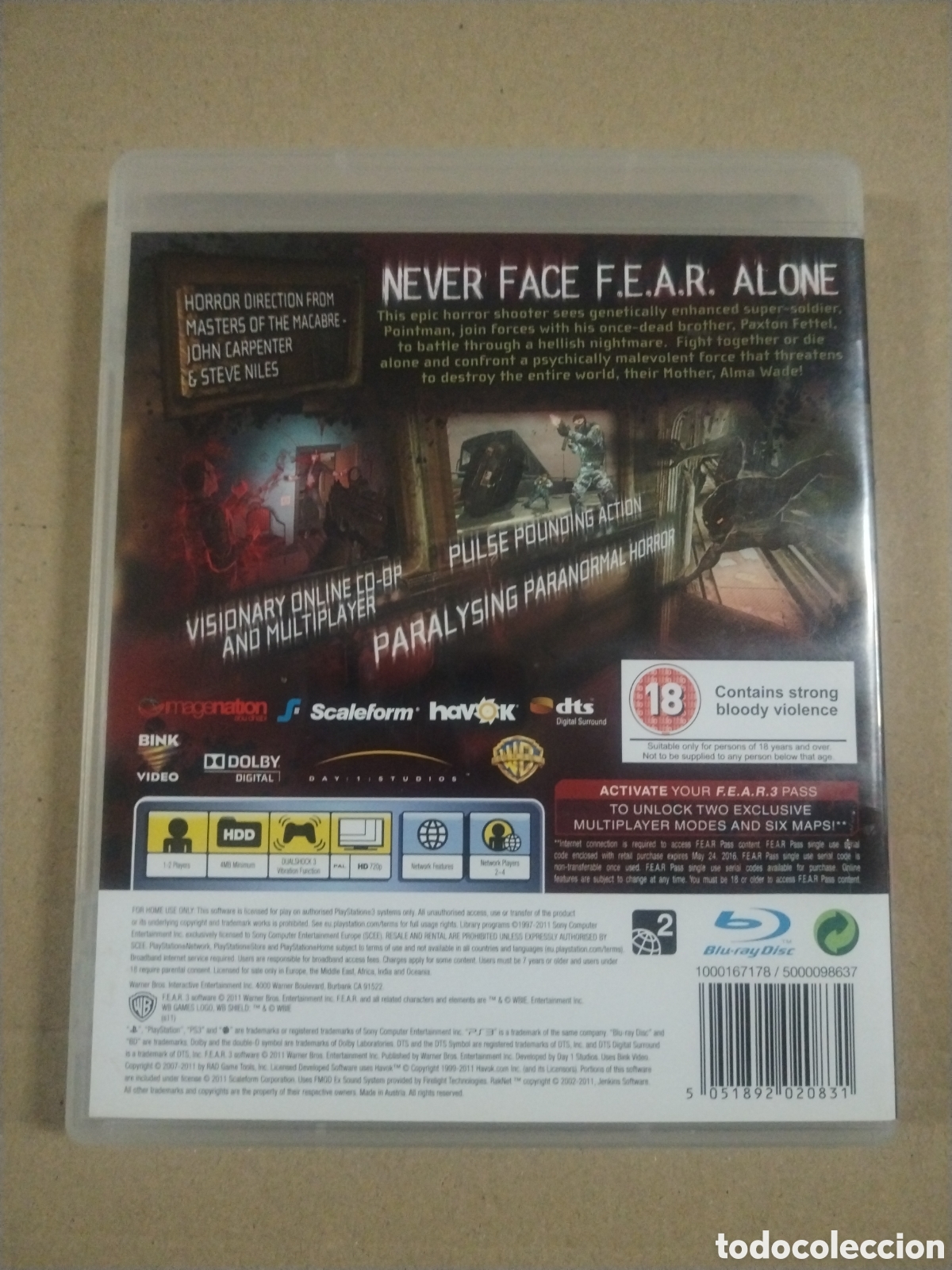 Videojuegos y consolas: Fear 3.. Playstation 3. PS3 - Foto 2