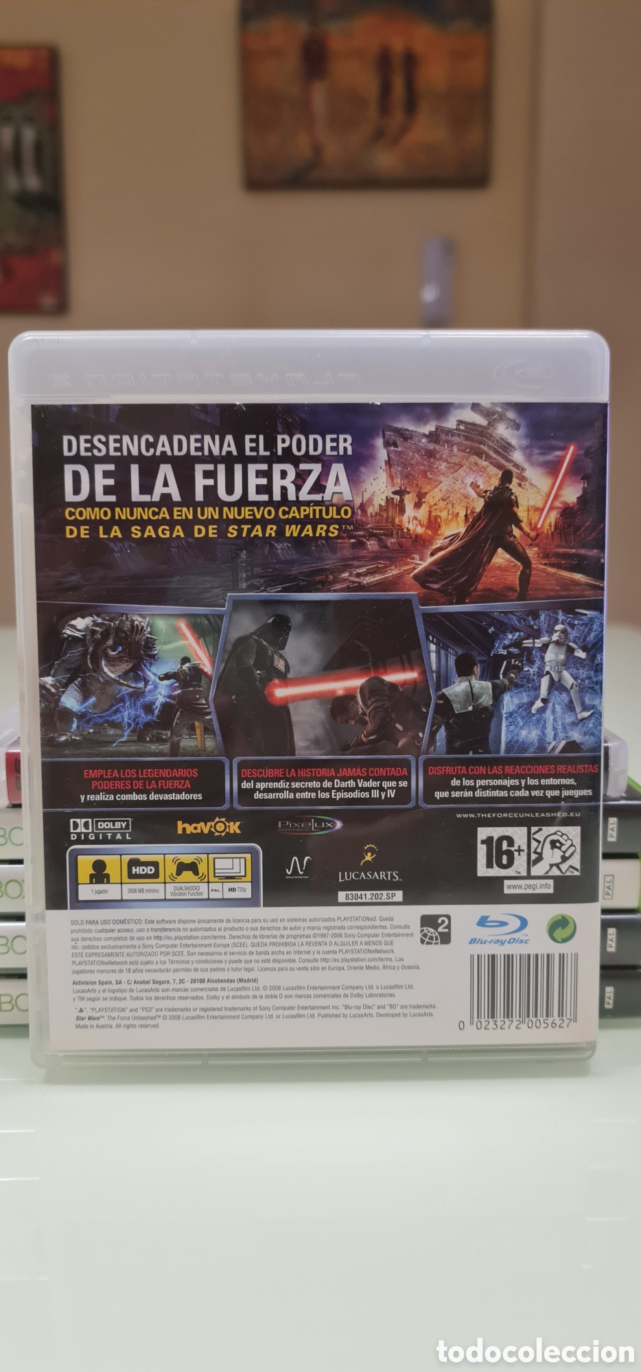 Videojuegos y consolas: Star Wars El Poder de la Fuerza ps3 pal espa&ntilde;a - Foto 3
