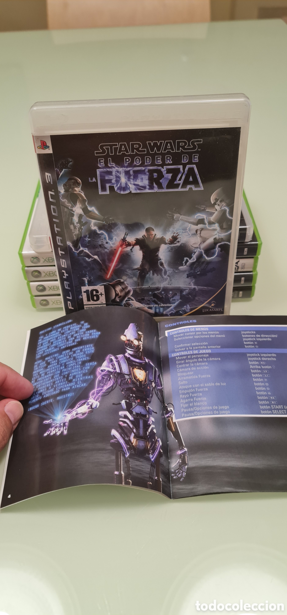 Videojuegos y consolas: Star Wars El Poder de la Fuerza ps3 pal espa&ntilde;a - Foto 8