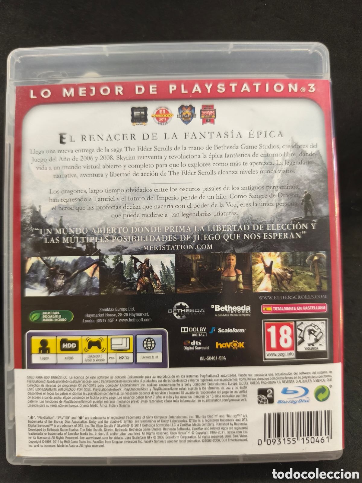 Videojuegos y consolas: Ps3 the elder scrolls V: Skyrim - Foto 2
