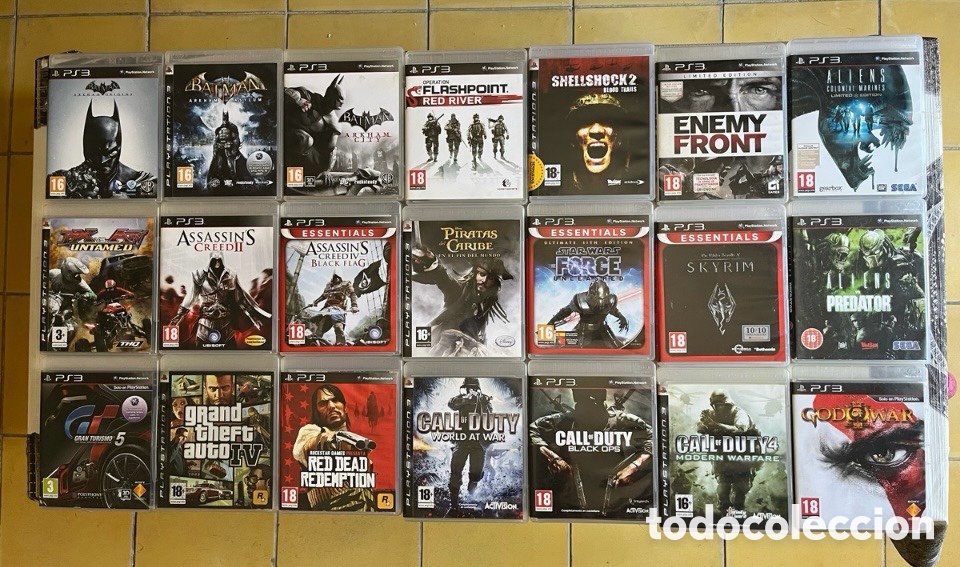 Videojuegos y consolas: Lote de juegos PlayStation 3