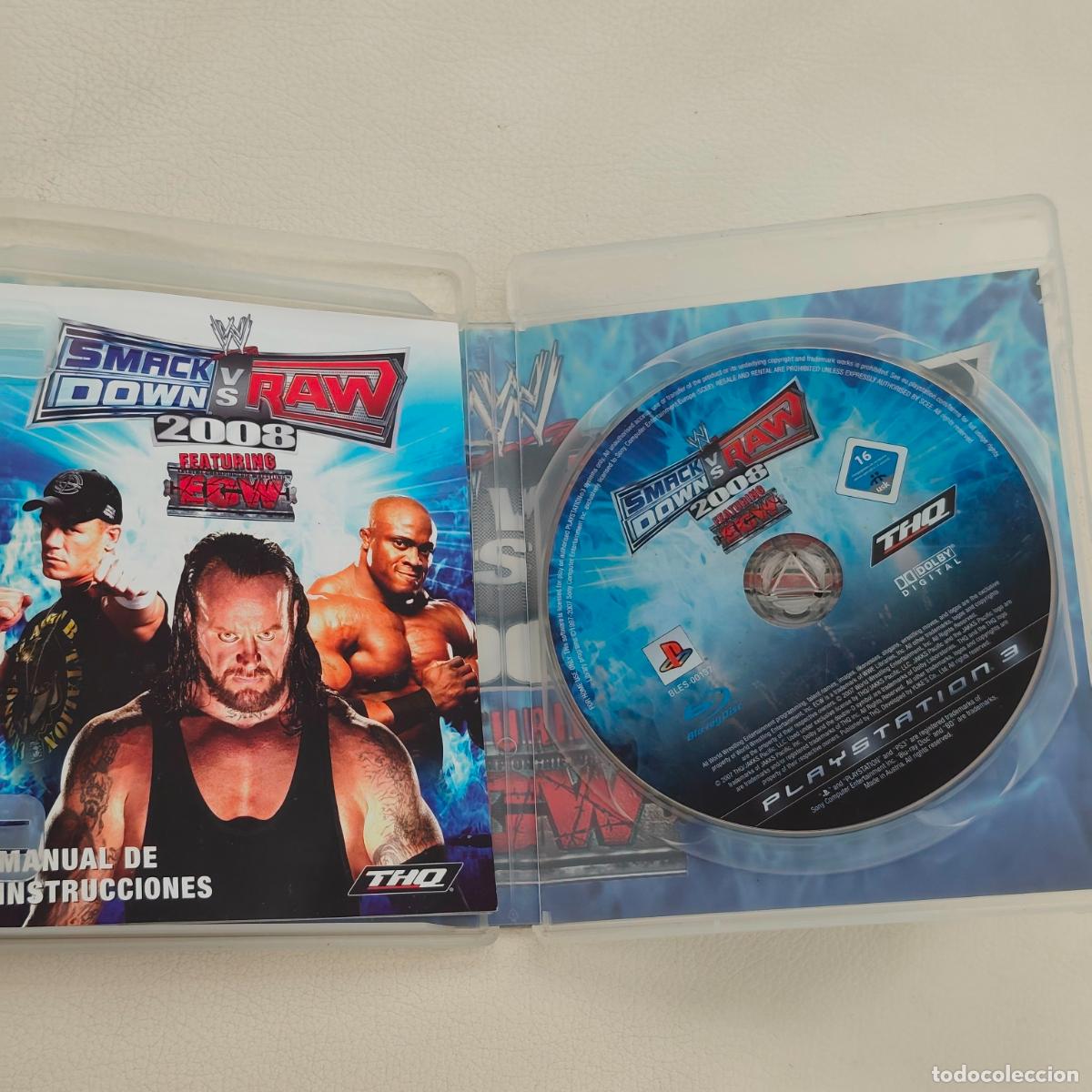 Videojuegos y consolas: juego play 3 smack down vs raw 2008 PS3 - Foto 2