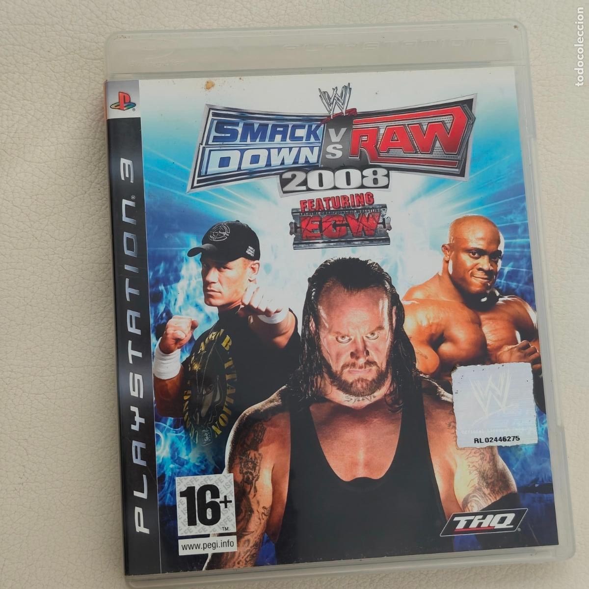 Videojuegos y consolas: juego play 3 smack down vs raw 2008 PS3