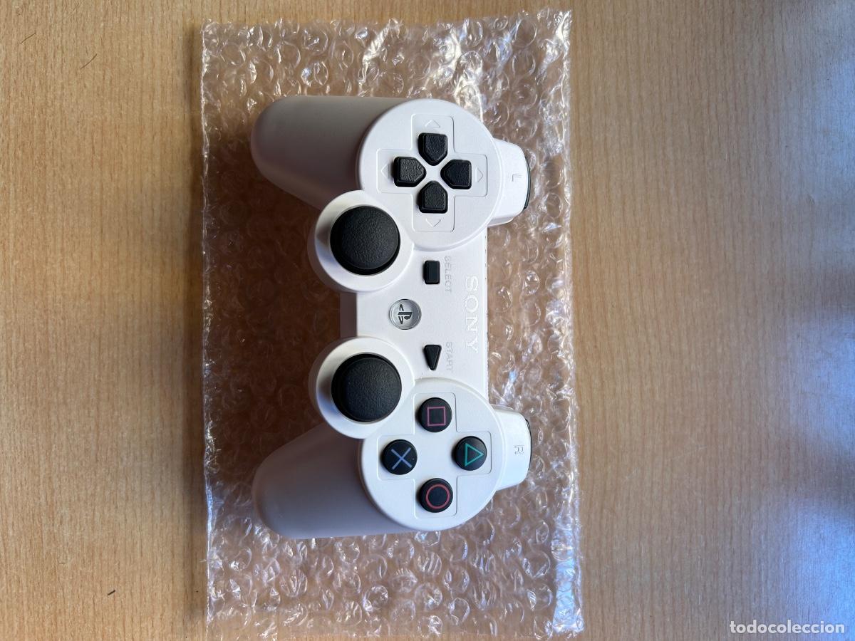 Videojuegos y consolas: Mando ps3 blanco sin drift