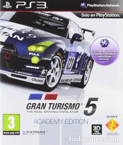 Videojuegos y consolas: Gran Turismo 5: Academy Edition- 0711719264934