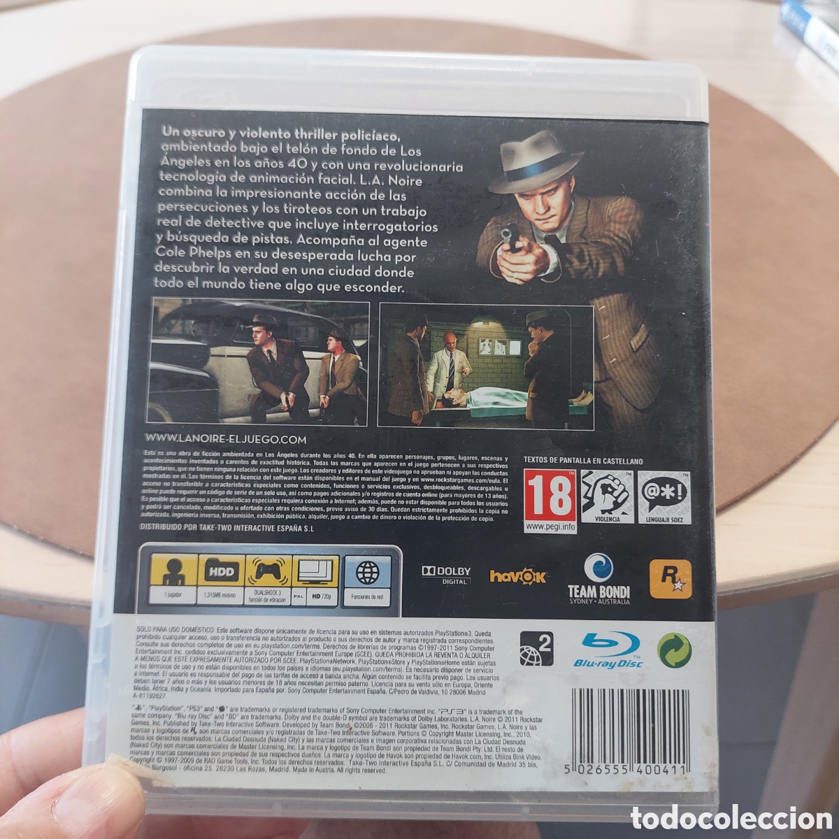 Videojuegos y consolas: Juego L.A. Noire. PS 3 - Foto 2