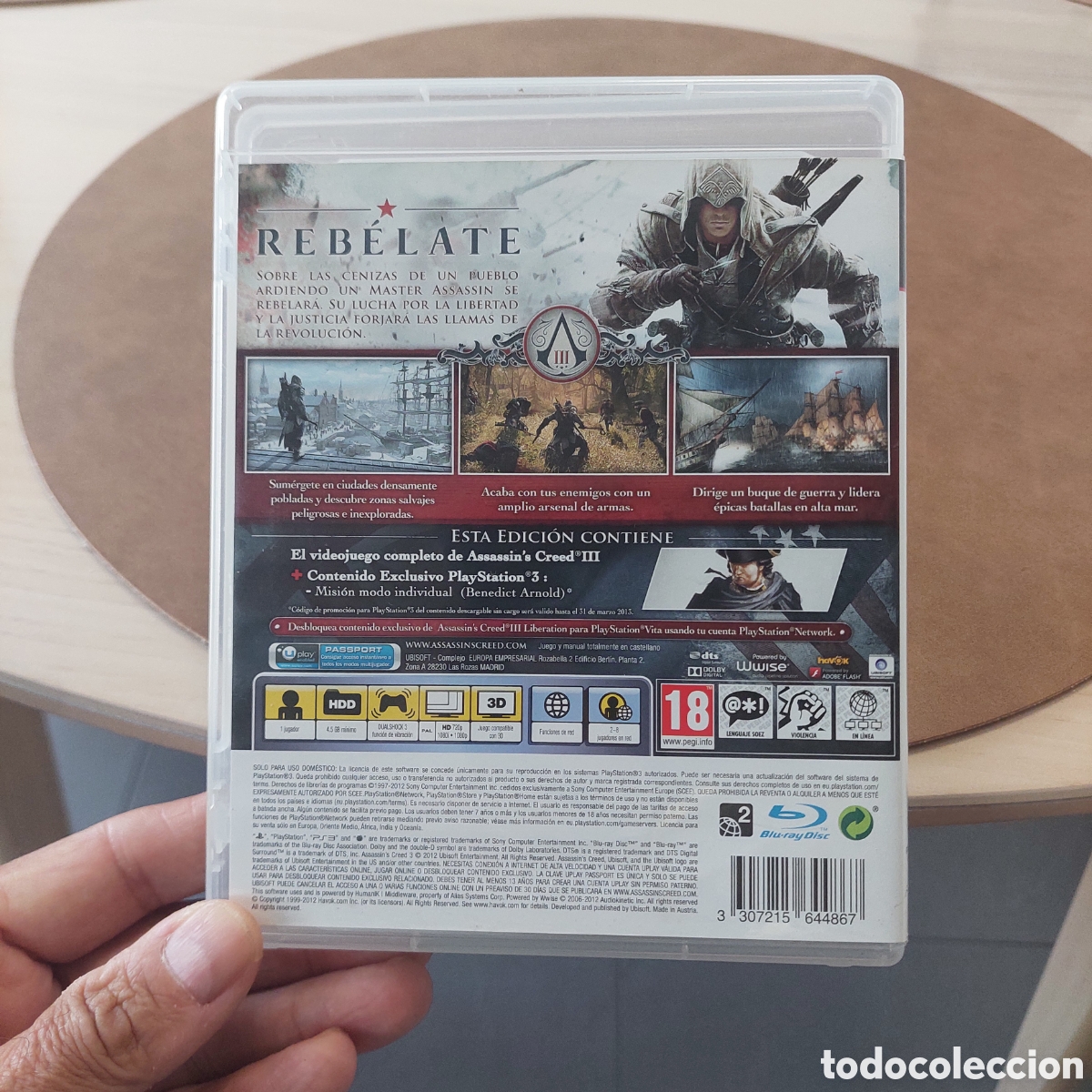 Videojuegos y consolas: AssassinS Creed III. PS 3. - Foto 2