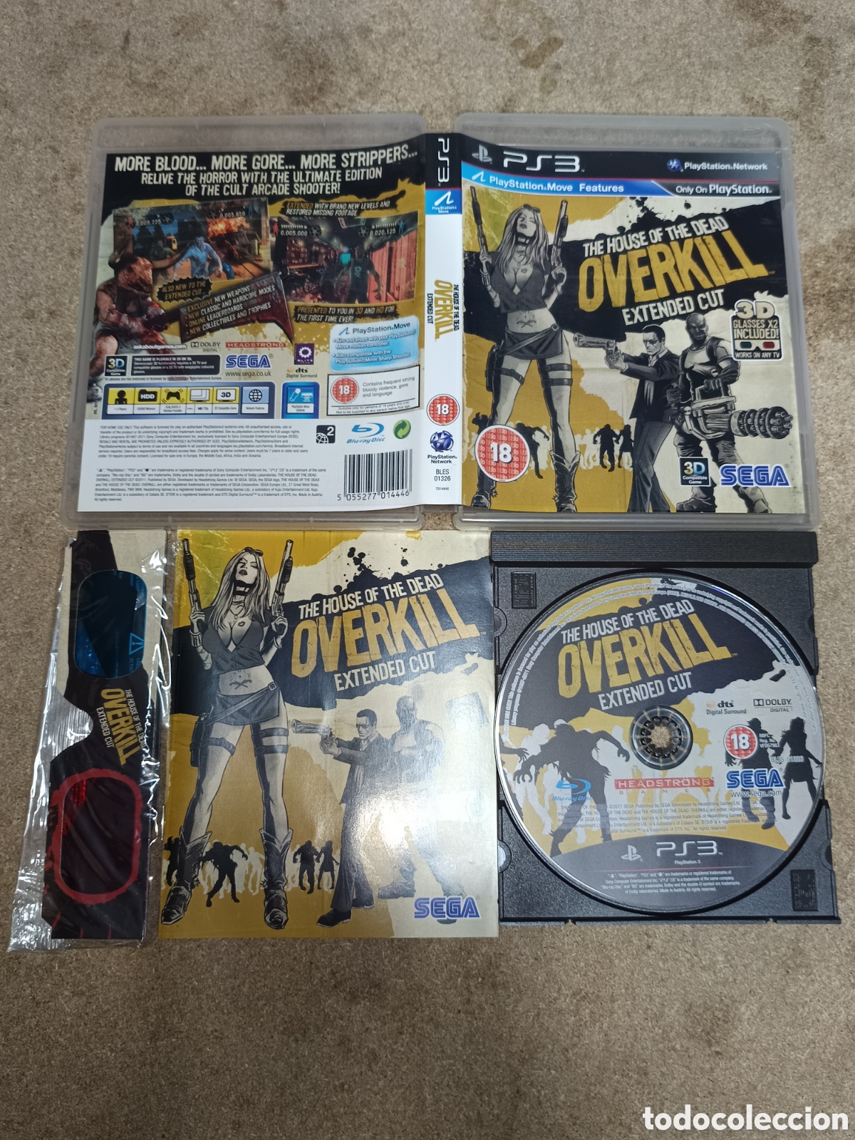 Videojuegos y consolas: PS3 THE HOUSE OF THE DEAD OVERKILL PAL UL COMPLETO