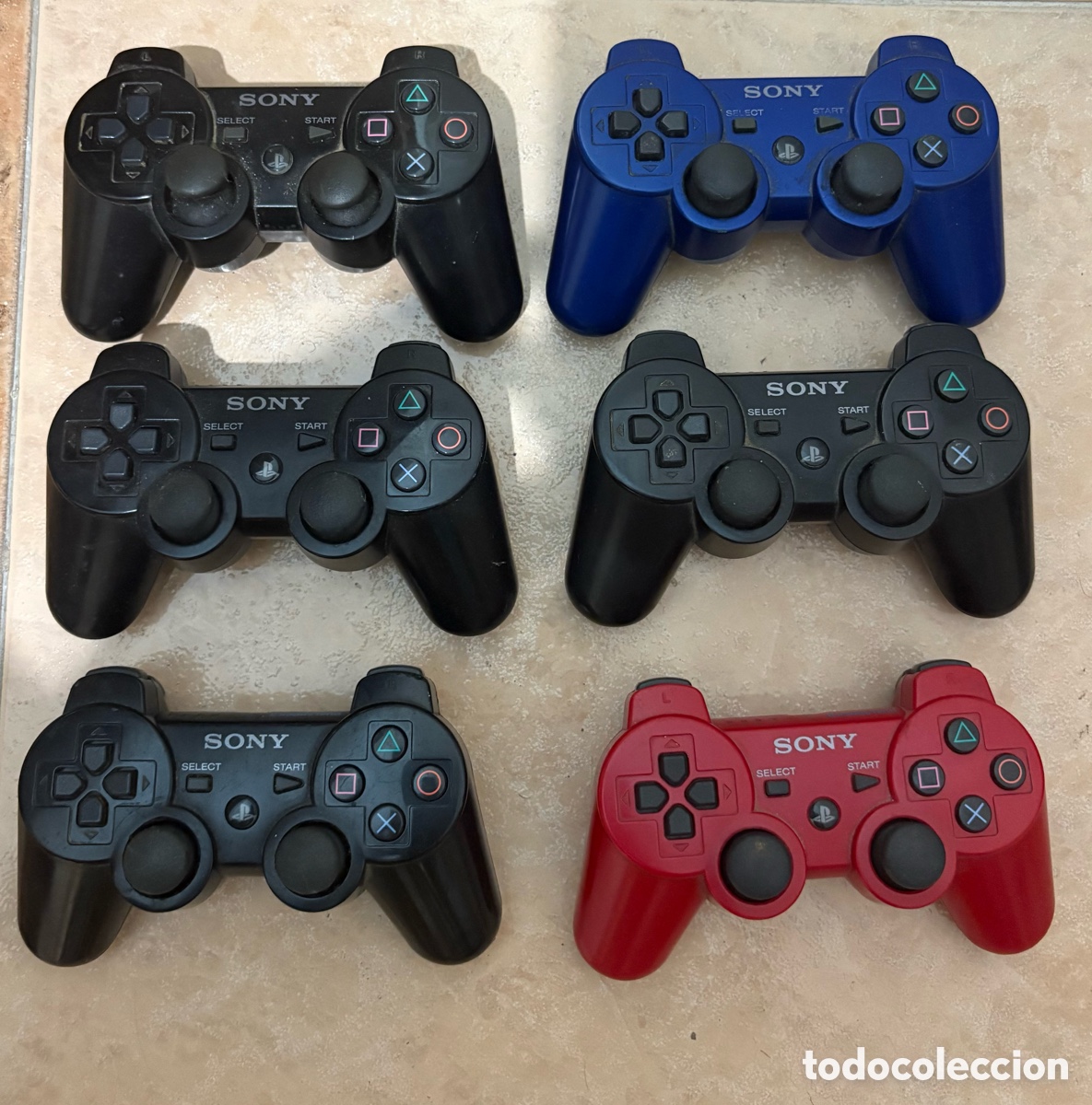 Videojuegos y consolas: Lote 6 mandos Playstation 3 &bull; Todos funcionan