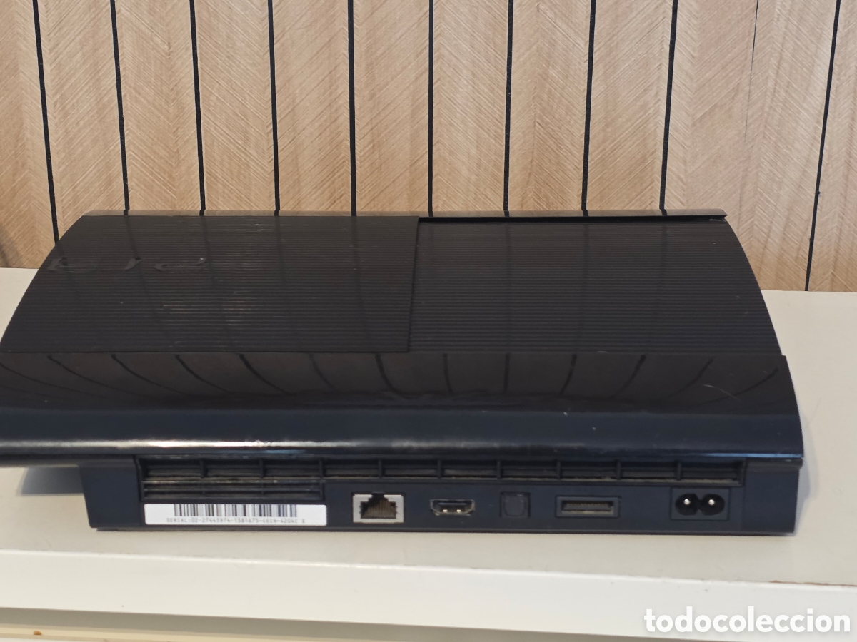 Videojuegos y consolas: PS3 Super Slim Negra + Mando + Cables - Foto 7