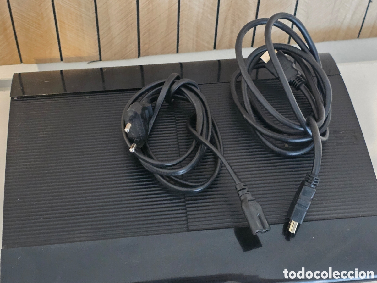 Videojuegos y consolas: PS3 Super Slim Negra + Mando + Cables - Foto 8