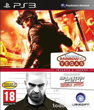 Videojuegos y consolas: Splinter Cell Double Agent + Rainbow Six Vegas- 3307215624777