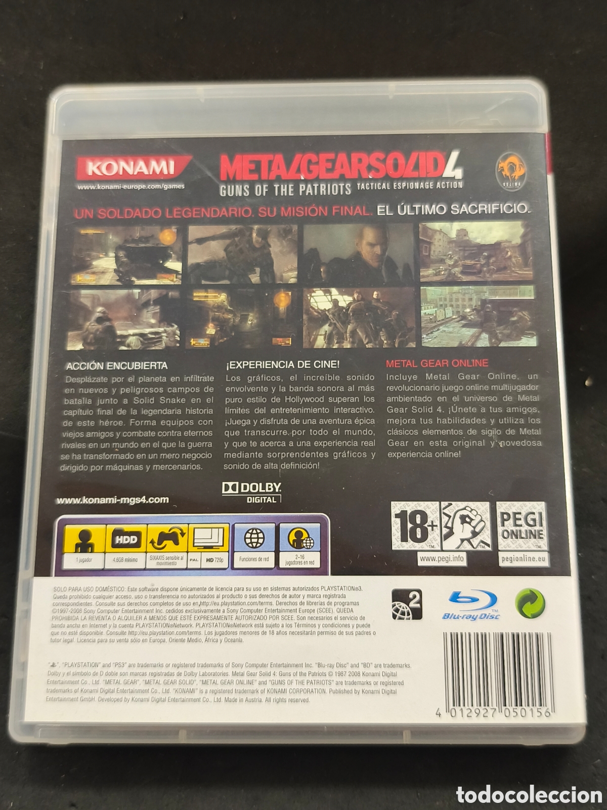 Videojuegos y consolas: PS3 Metal gear solid 4 - Foto 2