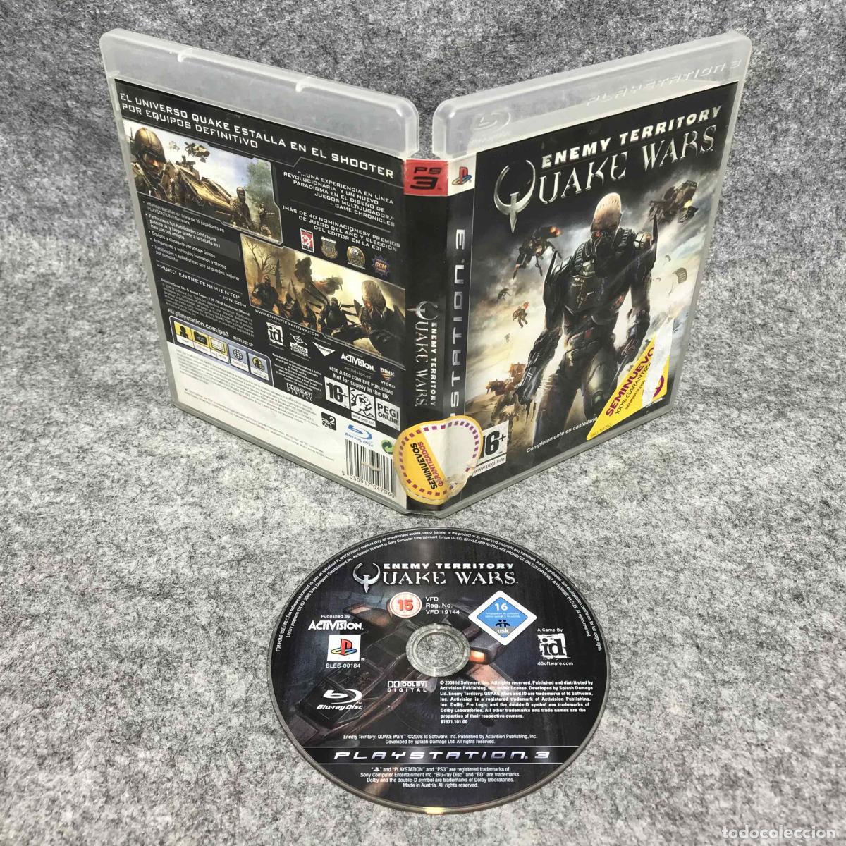 Videojogos e Consolas: QUAKE WARS ENEMY TERRITORY SONY PLAYSTATION 3 PS3
