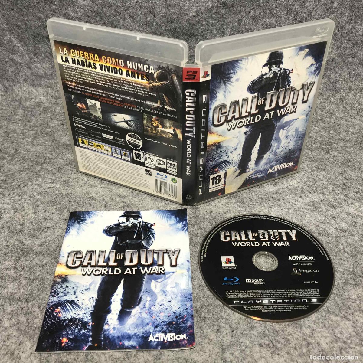 Videojogos e Consolas: CALL OF DUTY WORLD AT WAR SONY PLAYSTATION 3 PS3