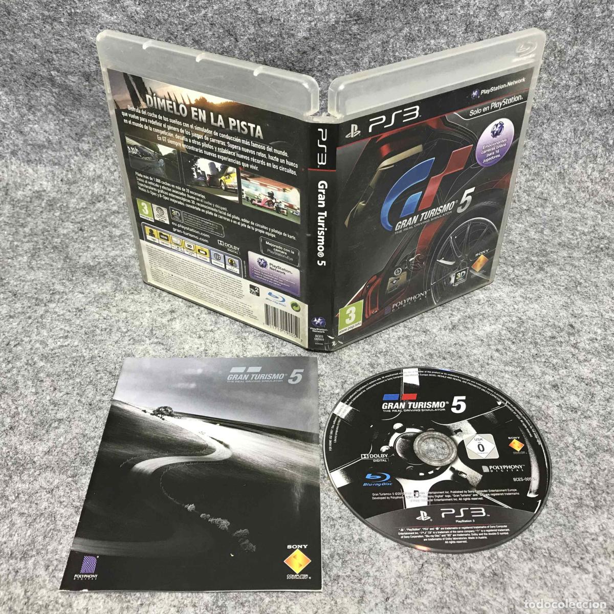Videojuegos y consolas: GRAN TURISMO 5 SONY PLAYSTATION 3 PS3