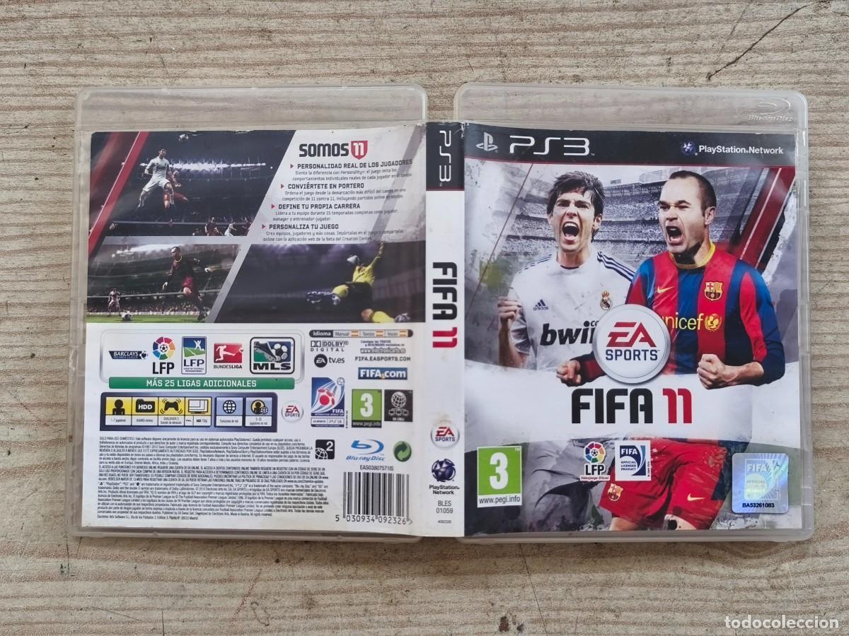 Videojuegos y consolas: Juego Sony Playstation 3 - PS3 - FIFA 11 - Solo Caratula