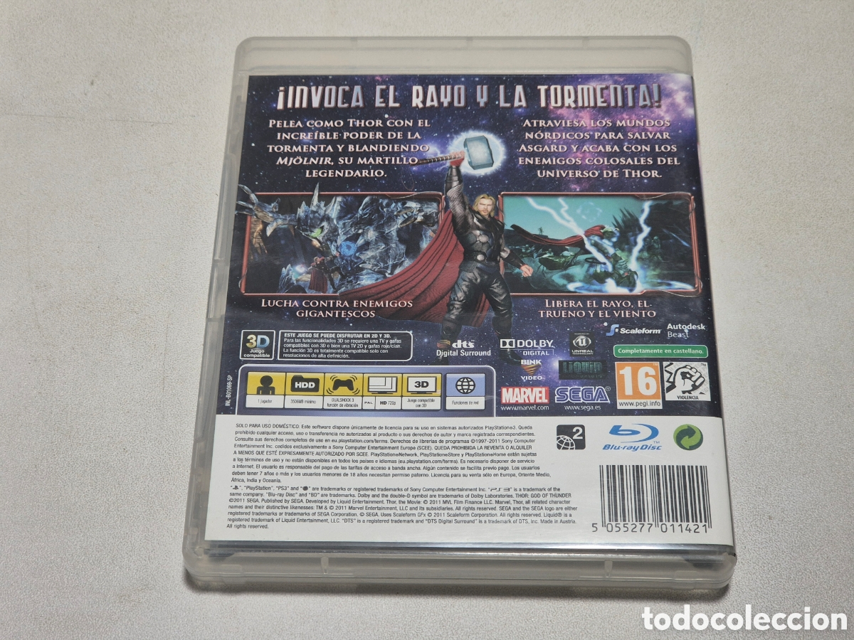 Videojuegos y consolas: Thor Dios Del Trueno . Ps3 - Foto 2