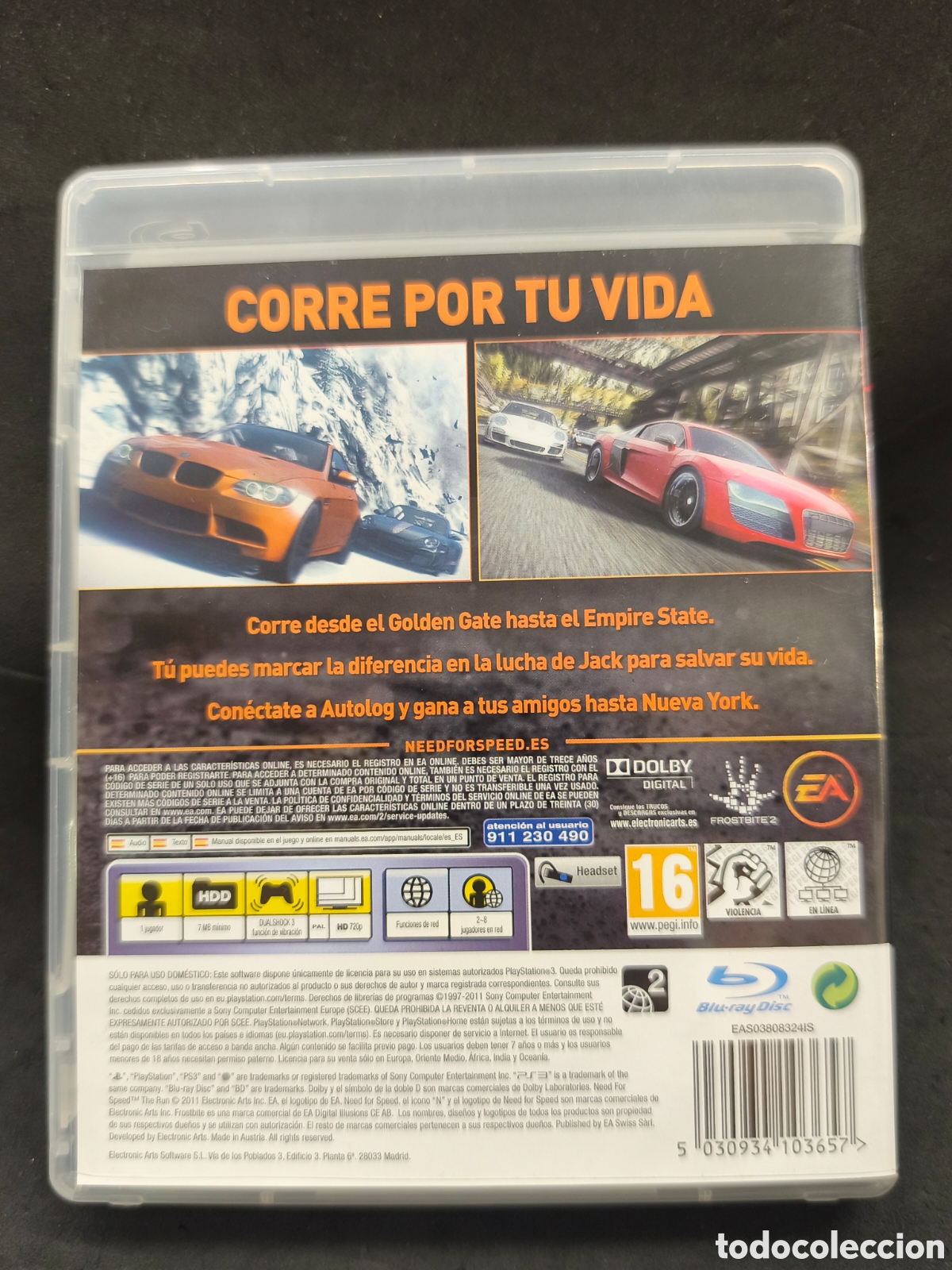 Videojuegos y consolas: PS3 NEED FOR SPEED THE RUN - Foto 2
