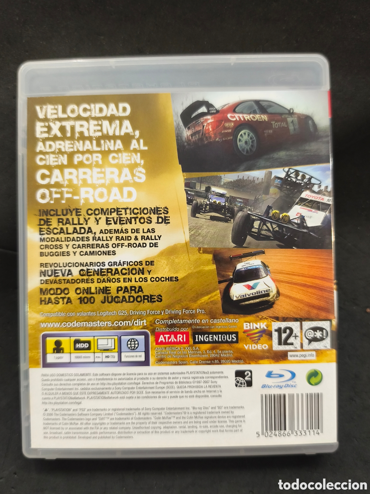 Videojuegos y consolas: PS3 COLIN MCRAE DIRT - Foto 2