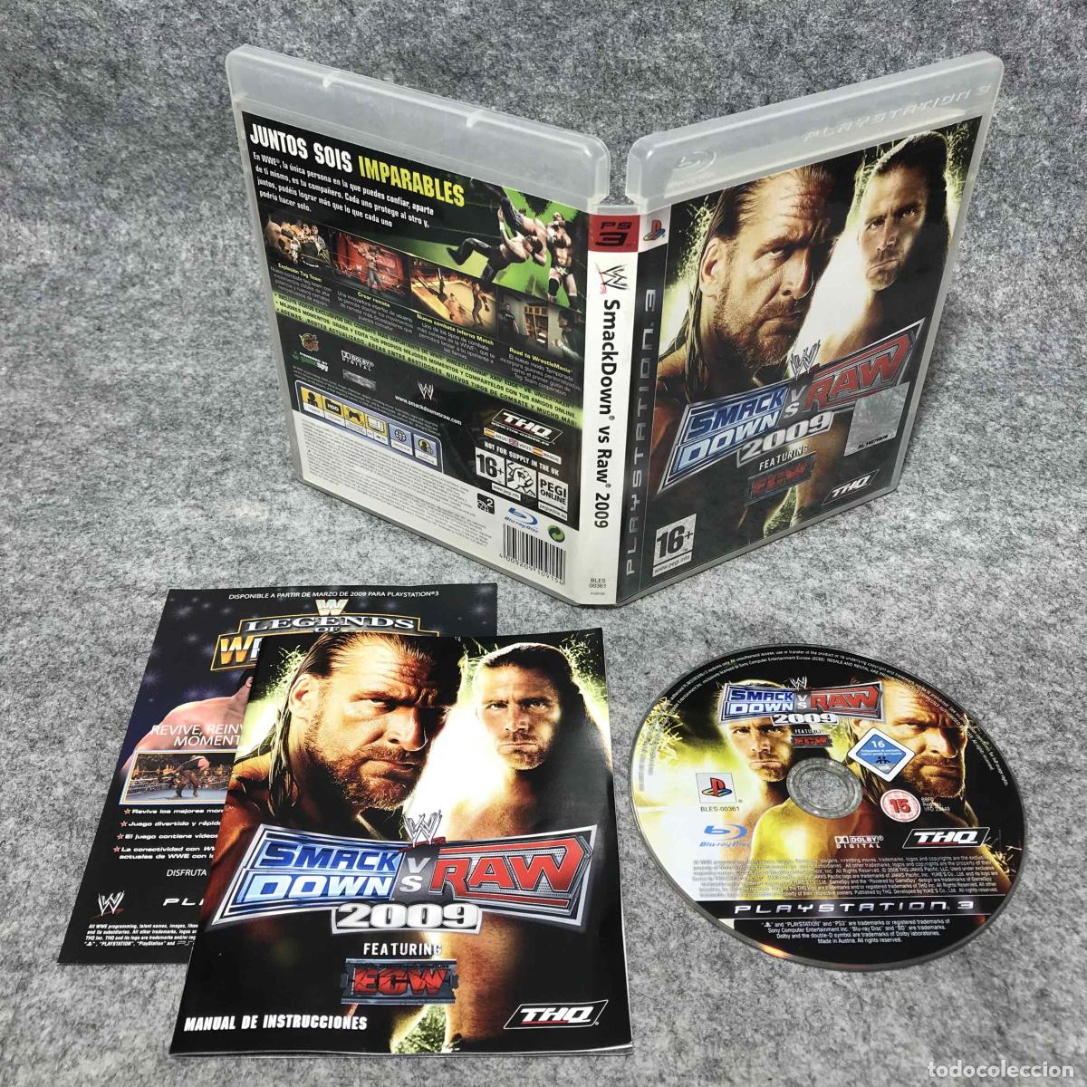 Videojuegos y consolas: WWE SMACKDOWN VS RAW 2009 SONY PLAYSTATION 3 PS3