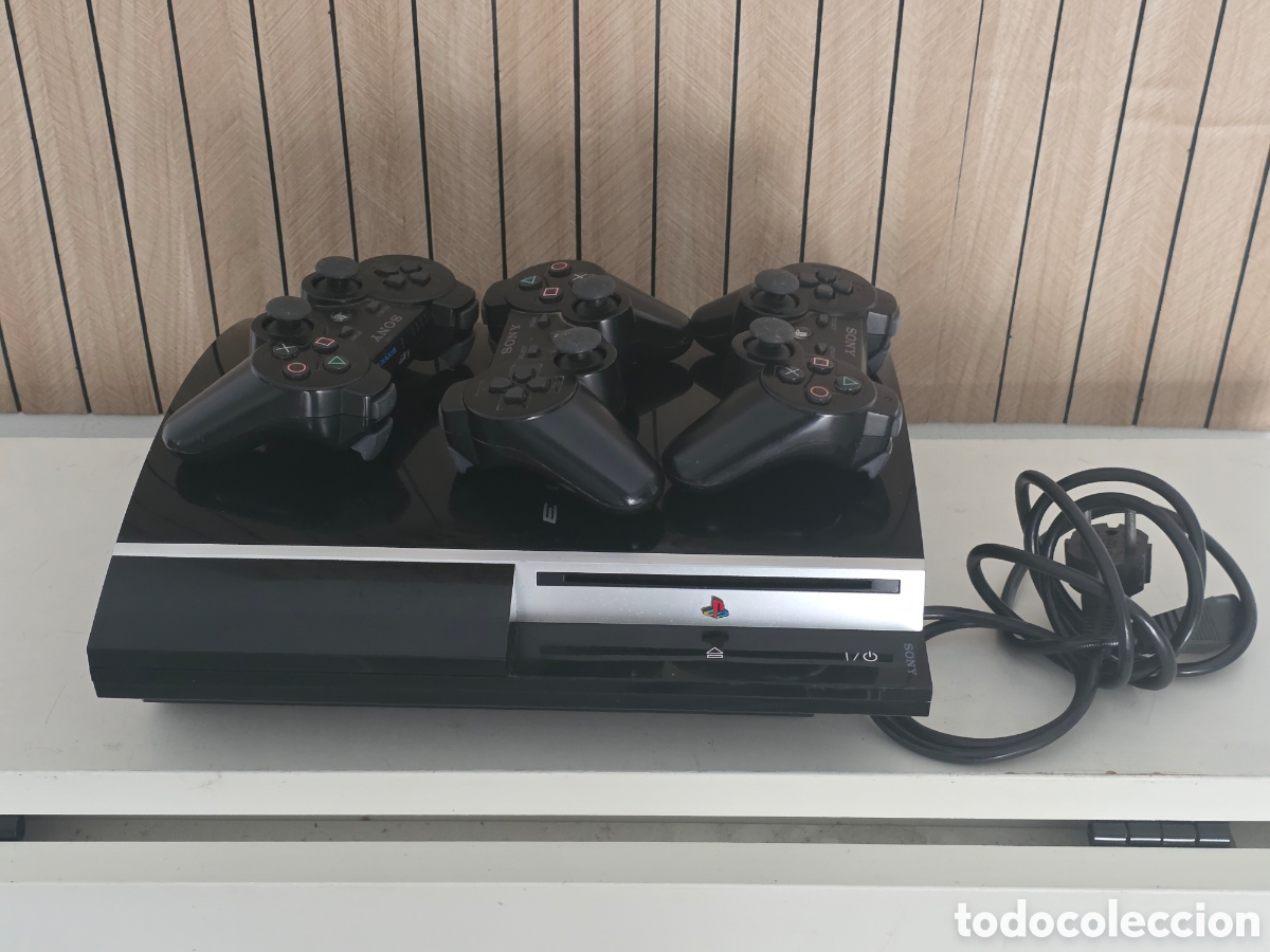 Jeux Vid&eacute;o et Consoles: sony playstation 3 fat cechj04 40gb + 4 mandos - fallo lector