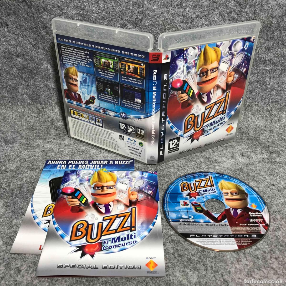 Videojuegos y consolas: BUZZ EL MULTICONCURSO SPECIAL EDITION SONY PLAYSTATION 3 PS3 - Foto 2