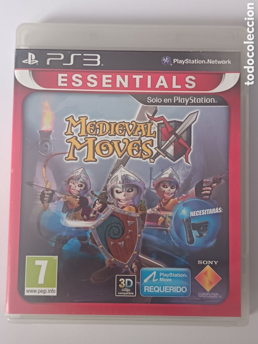 Videojuegos y consolas: PS3 MEDIEVAL MOVES ESSENTIALS - Foto 1