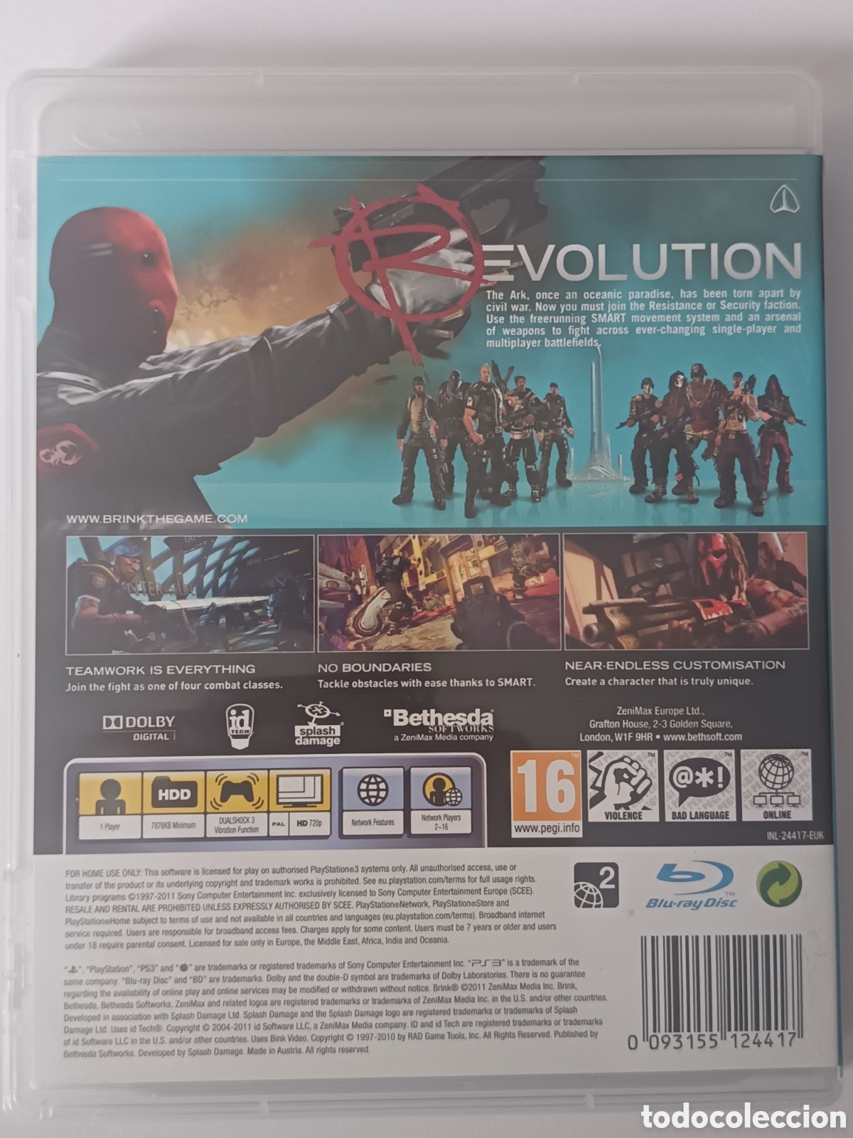 Videojuegos y consolas: PS3 BRINK PLAY STATION 3 - Foto 2