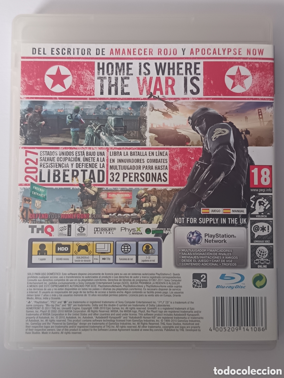 Videojuegos y consolas: PS3 HOMEFRONT PLAYSTATION 3 - Foto 2