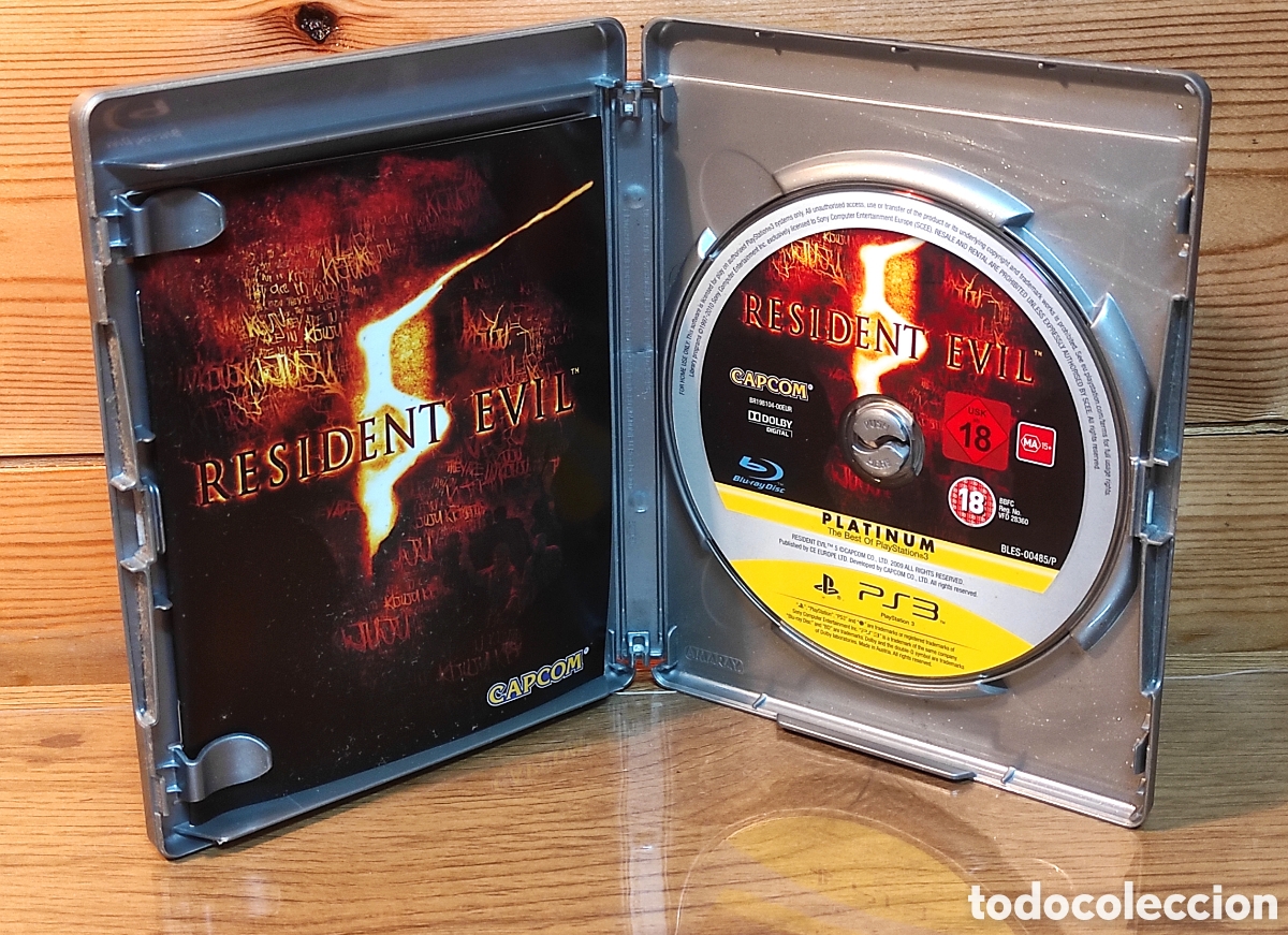Videojuegos y consolas: Resident Evil 5 PS3 Platinum con manual - Foto 3