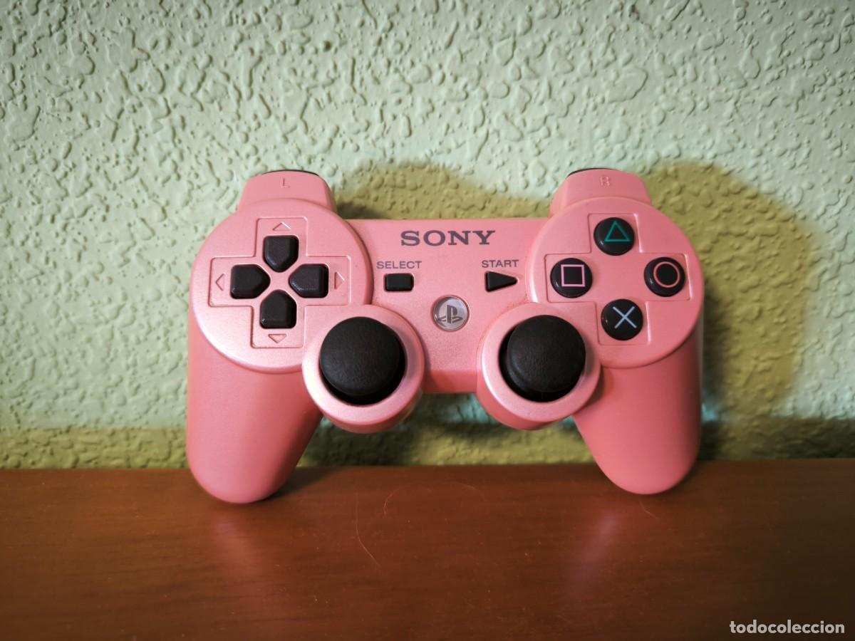 Videojuegos y consolas: Mando PS3 DualShock 3 Rosa - CECHZC2U