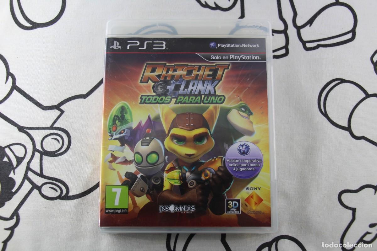 Videojuegos y consolas: PLAY STATION 3 PS3 RATCHET & CLANK TODOS PARA UNO MUY BUEN ESTADO PAL ESPA&Ntilde;A