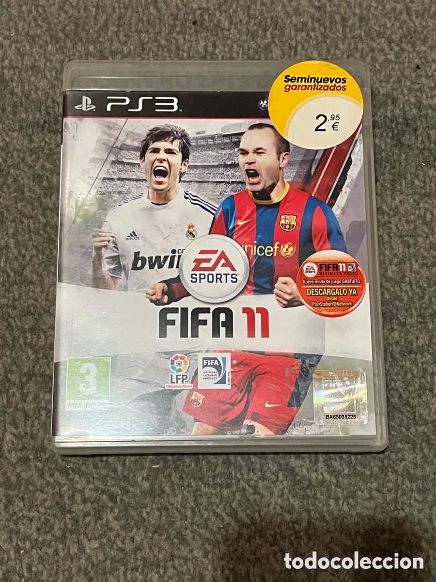 Videojuegos y consolas: FIFA 11 PS3. Videojuego para Play Station 3. No probado