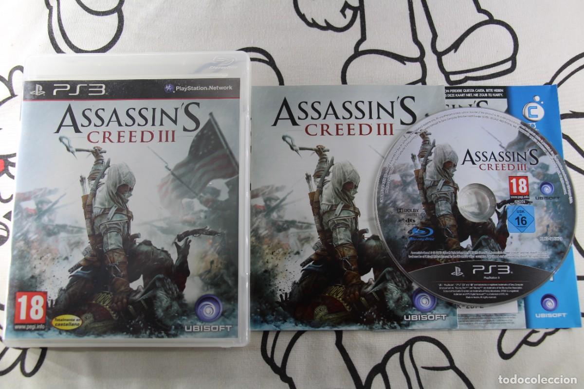 Videojuegos y consolas: PLAY STATION 3 PS3 ASSASSIN'S CREED III MUY BUEN ESTADO PAL ESPA&Ntilde;A