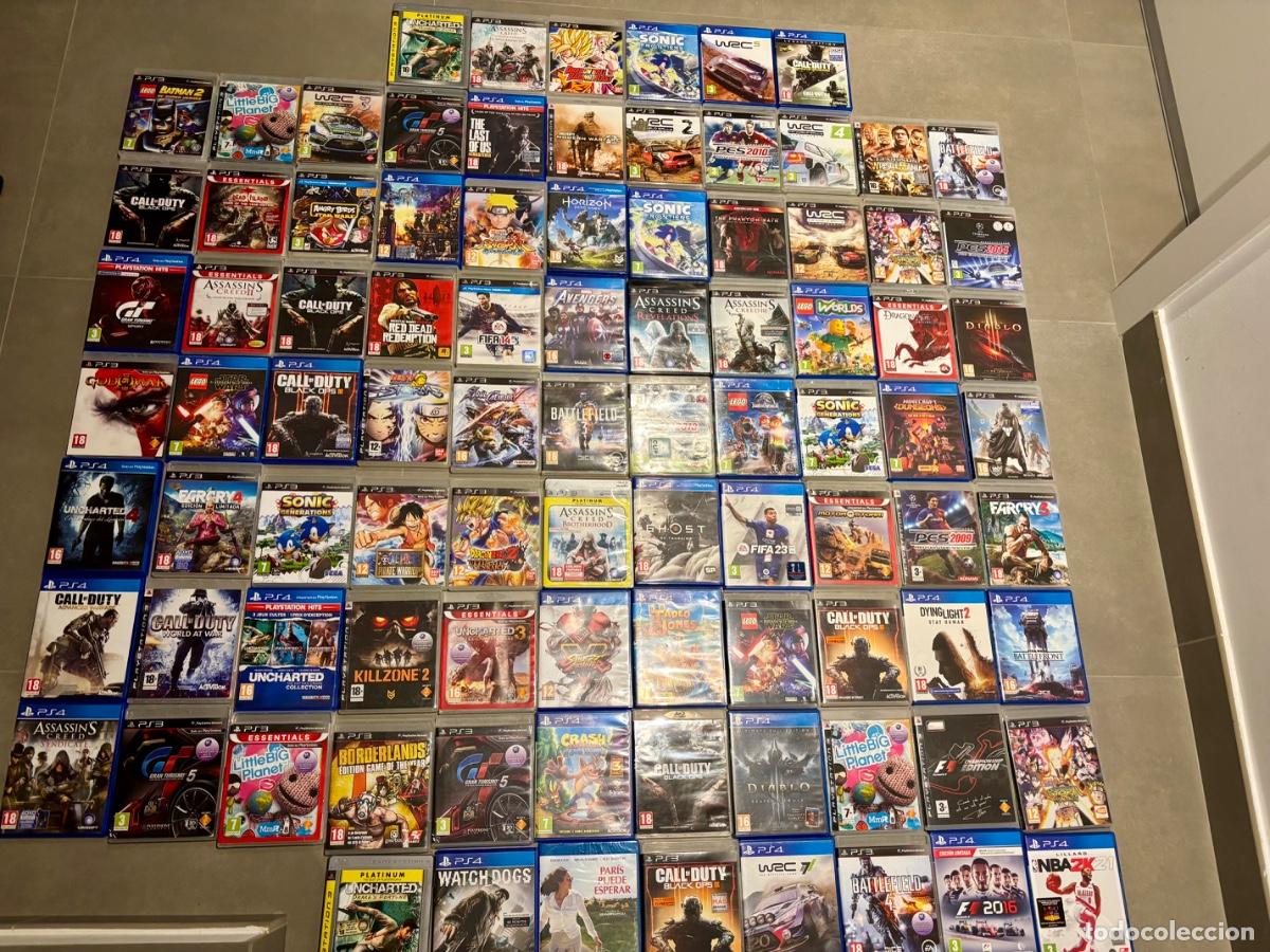 Videojuegos y consolas: Lote 90 unids juegos PS3 y PS4 PAL