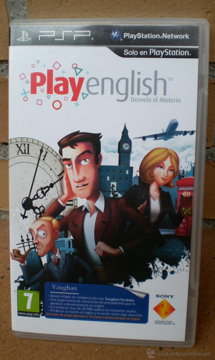 Videojuegos y consolas: Juego PSP    PLAY ENGLISH - Foto 1