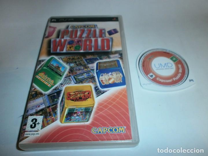 Videojuegos y consolas: CAPCOM PUZZLE WORLD PLAYSTATION PSP - Foto 1