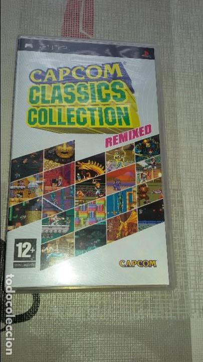 Videojuegos y consolas: JUEGO DE PSP CAPCOM CLASSICS COLLECTION REMIXED COMO NUEVO - Foto 1