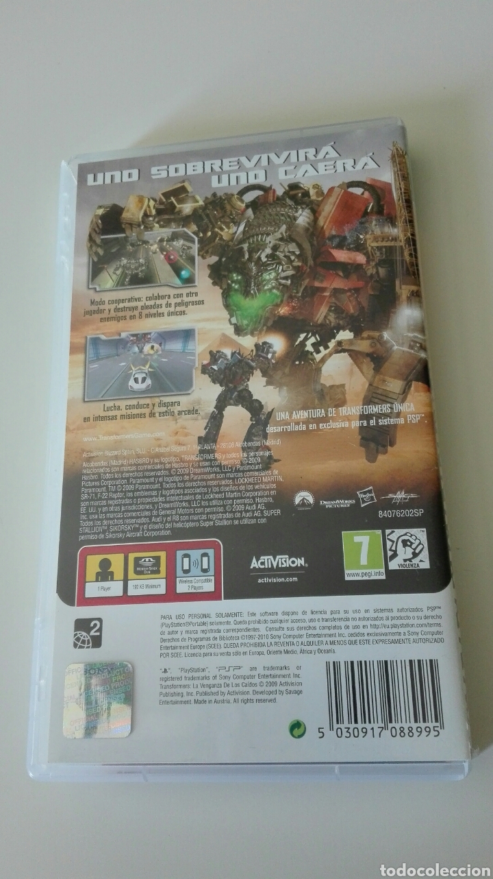 Videojuegos y consolas: Transformers la venganza de los caidos psp - Foto 2