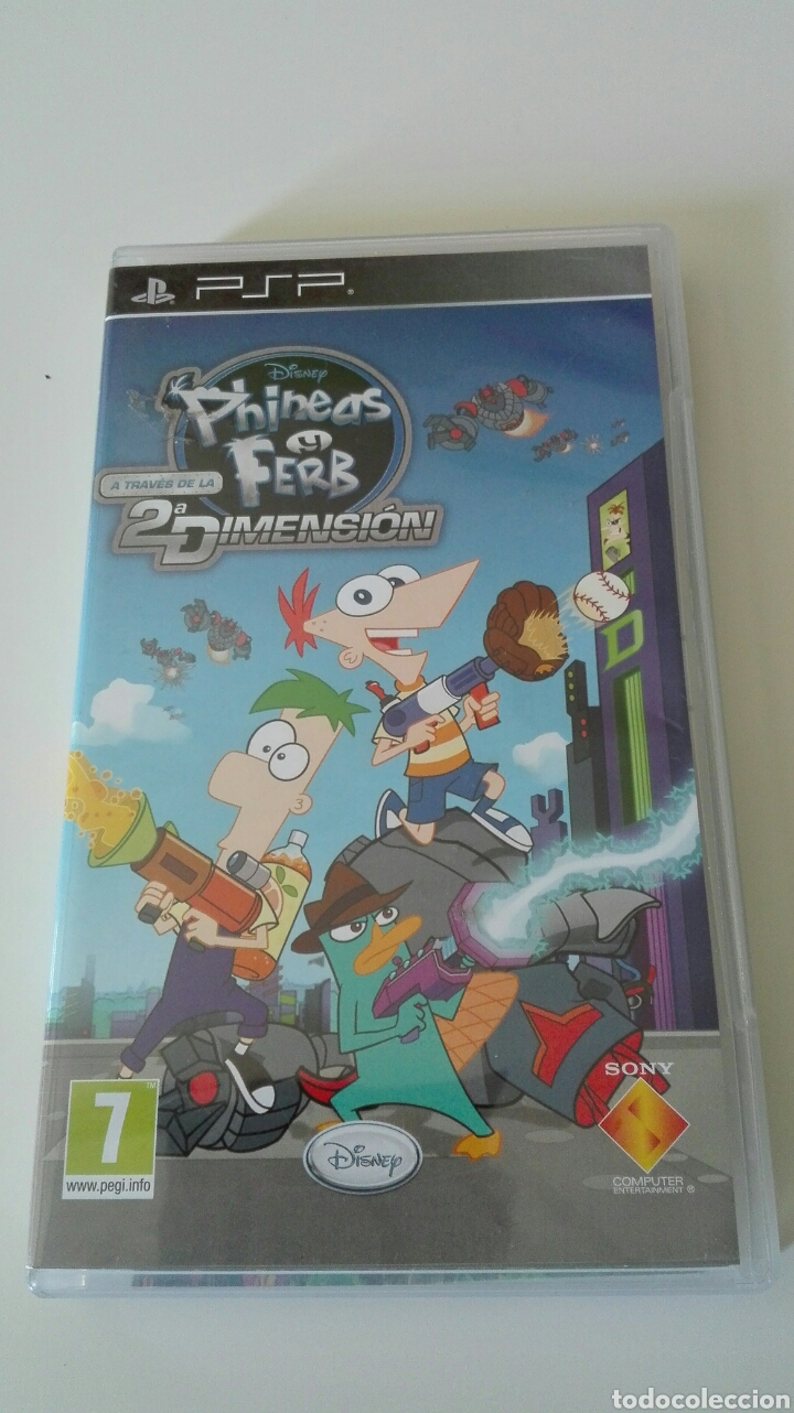 Videojuegos y consolas: Phineas y ferb a traves de la segunda dimensi&oacute;n psp - Foto 1