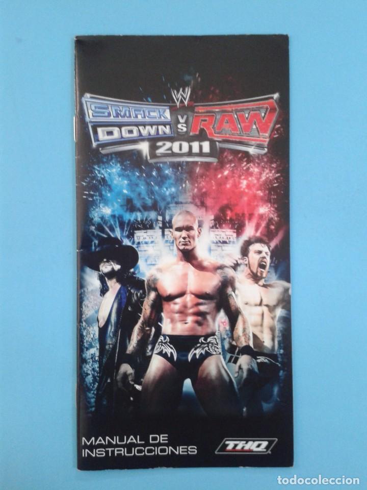 Videojuegos y consolas: SMACK DOWN VS RAW 2011 (INSTRUCCIONES) - Foto 1