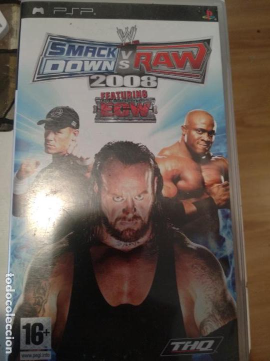 Videojuegos y consolas: PSP Smack down vs raw 2008. - Foto 1