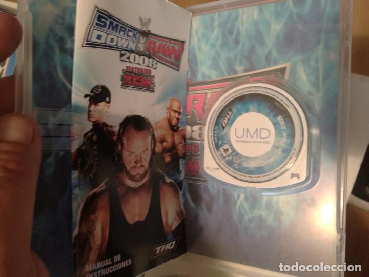 Videojuegos y consolas: PSP Smack down vs raw 2008. - Foto 2