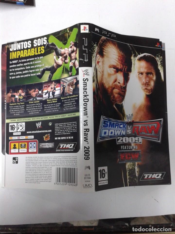 Videojuegos y consolas: SMACK DOWN 2009 (SOLO CARATULA ) - Foto 1